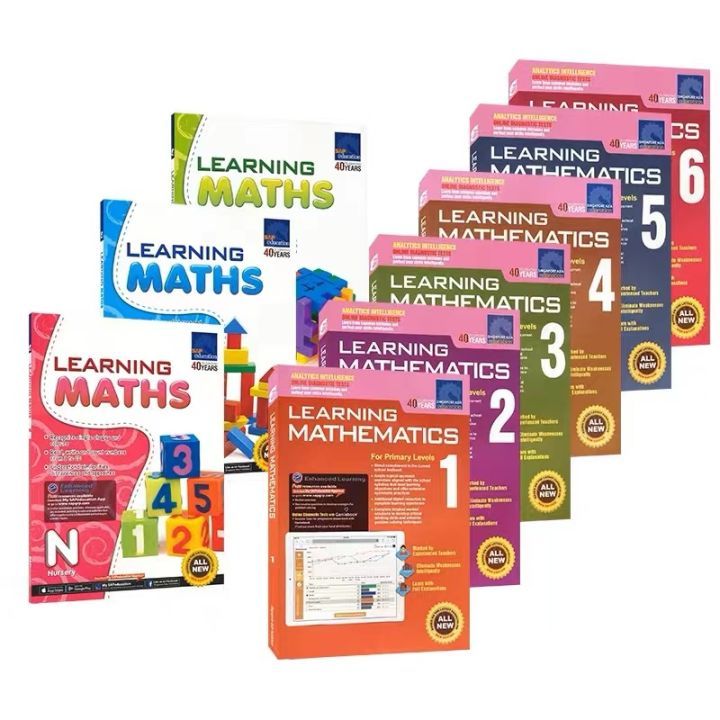 Singapore SAP Olympiad Mathematics Complete Set 1-9 Math Workbook