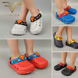 VIDVIEW มีส่งด่วน รองเท้าหัวโตเด็ก Adda 16802 เบอร์ 26-32 แบบสวม สำหรับเด็กชาย Superman