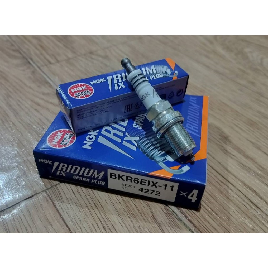 NGK BKR6EIX-11 4272 Iridium Power Spark Plug(4หัว) Made in Japan
