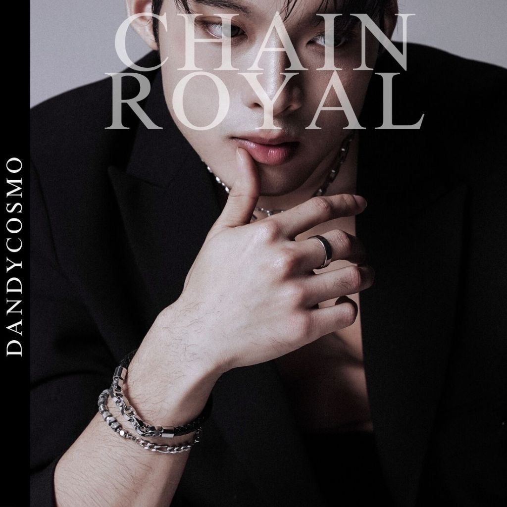 DANDY COSMO |กำไล สร้อยข้อมือ ผู้ชาย รุ่น Leather Chain Royal หนังแท้