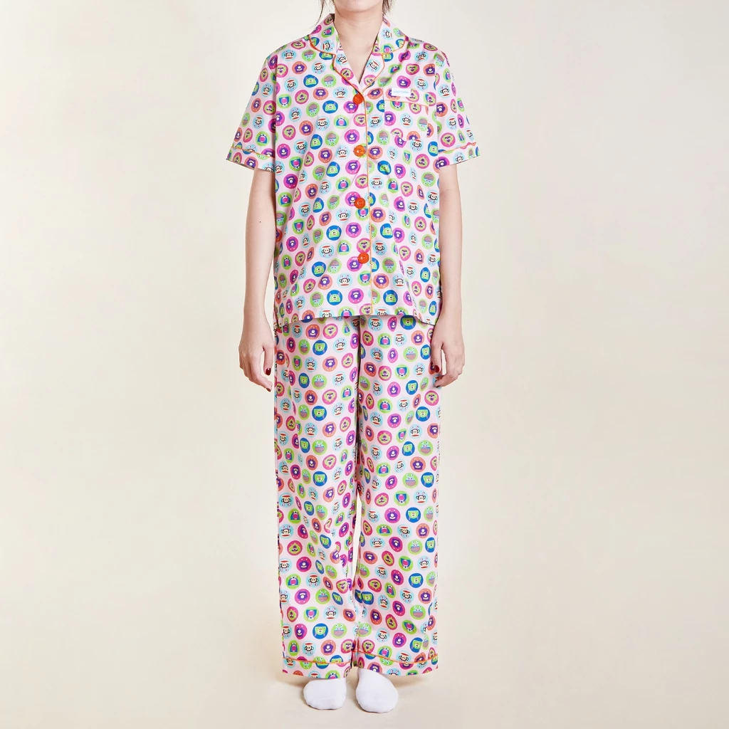 PAUL FRANK ชุดนอนกางเกงขายาวใส่ได้ทั้งชายและหญิง JULIUS MONSTERS GANG PANTS SET