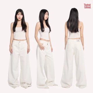 กางเกงยีนส์ รุ่น Flowy / Sugar Mlik - TooHotToHeal
