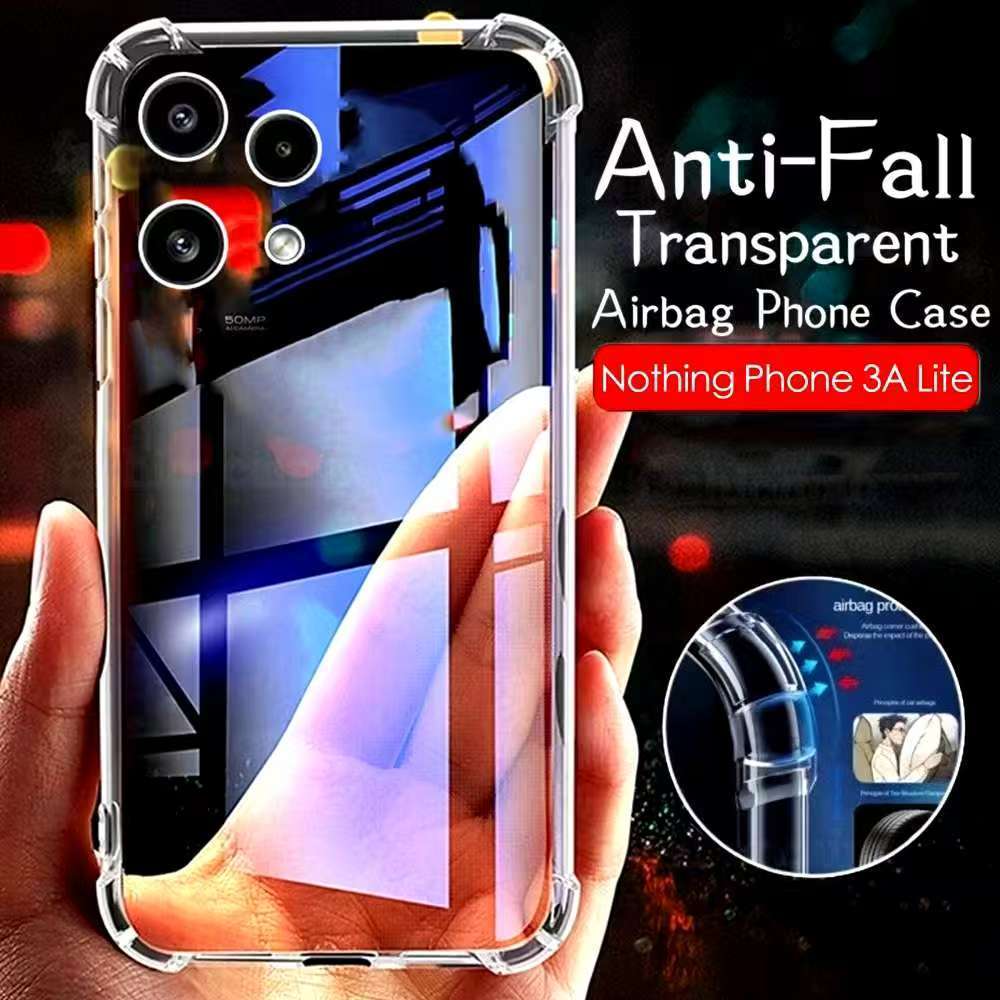 Nothing Phone(3a)Lite 5Gตรงรุ่น(ส่งในไทย)เคสTPUใสกันกระแทกแบบคลุมกล้องNothing Phone(3a)Lite