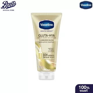 Vaseline วาสลีนเฮลธี้ไบร์ทกลูต้า-ไฮยาเซรั่มเบิสท์ยูวีโลชั่นฟอลเลสโกลว์ 300มล.