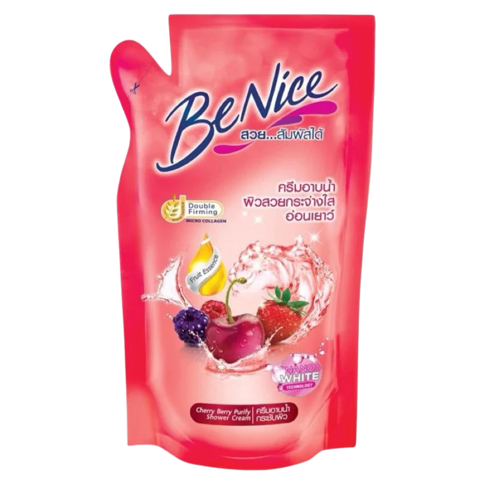 BeNice Shower Cream บีไนซ์ ครีมอาบน้ำ ชนิดถุงเติม 400 ml thumbnail 5