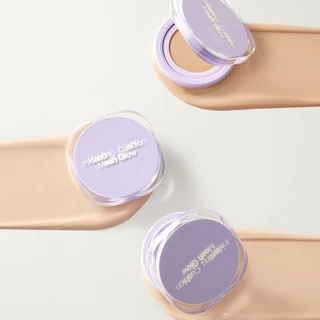 THE FACE SHOP INK LASTING CUSHION MESH GLOW SPF35 PA++ คุชชั่น ผิวฉ่ำโกลว์ ปกปิด เรียบเนียน เกลี่ยง่าย ชุ่มชื้น อิ่มฟู