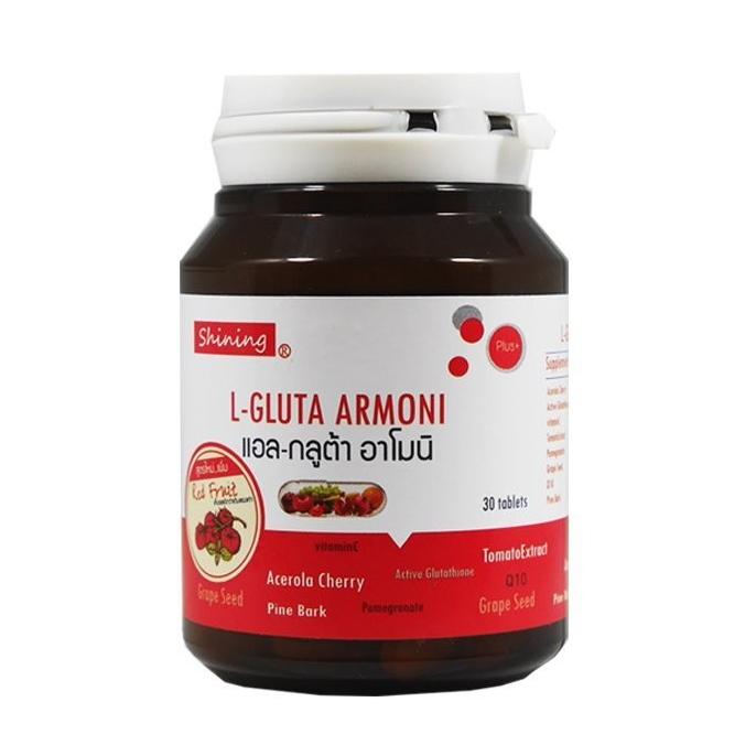 L-Gluta Amoni Plus อาโมนิ แอล-กลูต้า อาโมนิ พลัส 1 กระปุก (30 เม็ด)
