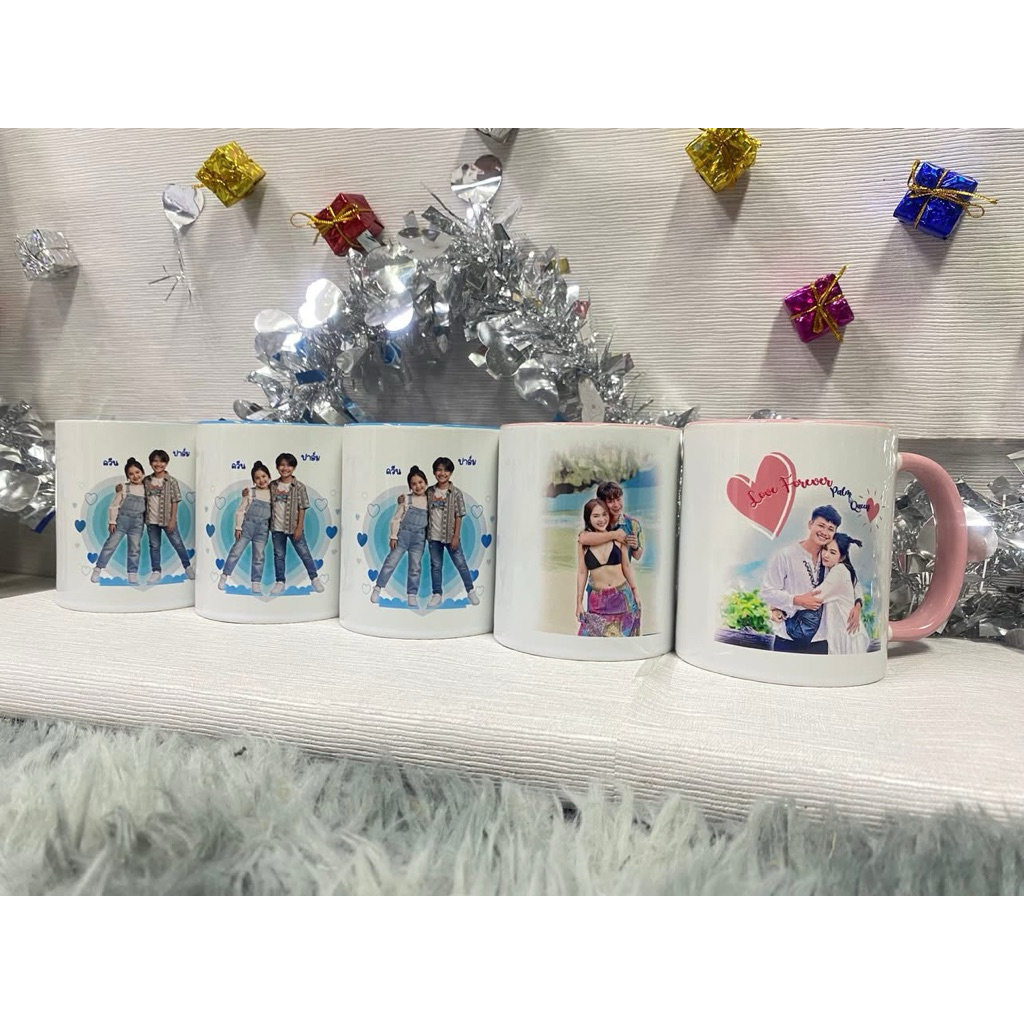 แก้วมัค แก้วสกรีนชื่อได้ (งานตามสั่ง ส่งรูปมาทำได้ ) ของขวัญวันเกิด งานแต่ง ของชำร่วย แก้วที่ระลึก - รูปที่ 7