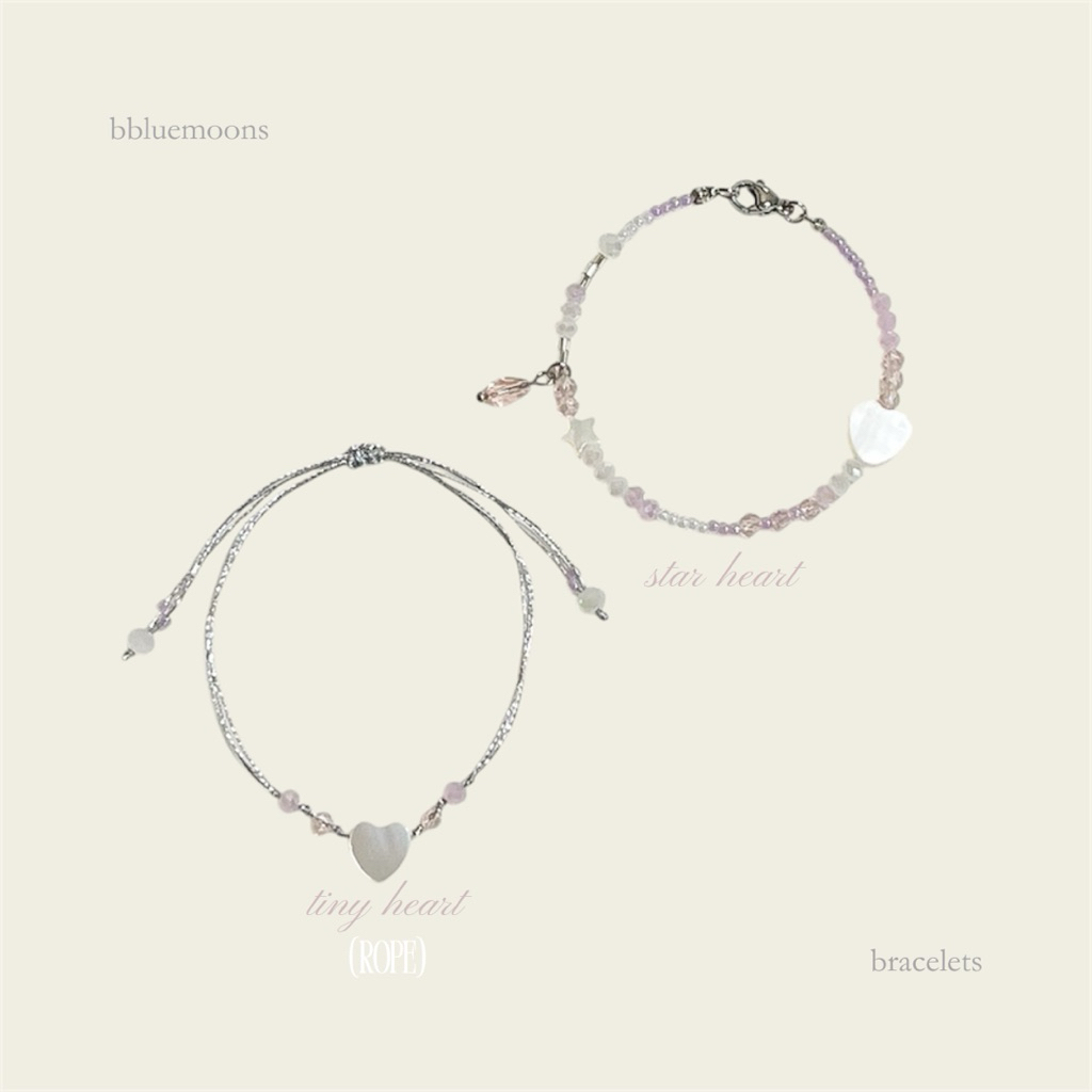 bbluemoons bracelets 🤍 กำไลลูกปัด กำไลเชือก ✨