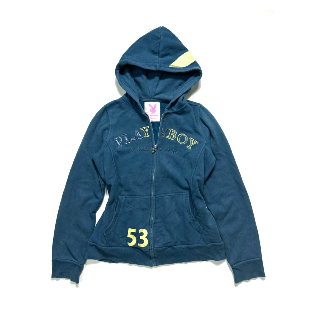 [PLAYBOY] ของแท้💯 Y2K Hoodie Zip up L.