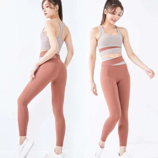 [Crassula] แท้ กางเกงโยคะ Yoga Legging ดีไซน์ลายพาดเอว ผ้ายืดหยุ่น สวมใส่สบาย