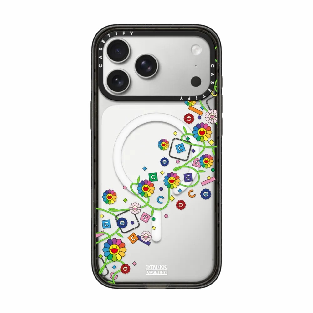 CASETiFY x TAKASHI MURAKAMI FLOWERS TRAIL CASE เคสมือถือ ซองมือถือ（ของแท้ 100%）