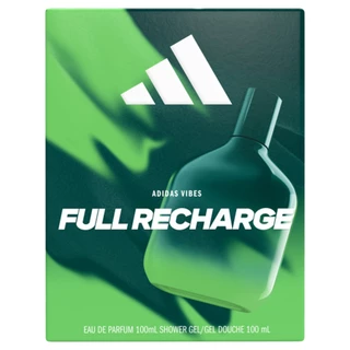 ADIDAS FRAGRANCE - Full Recharge XM25 EDP 100ml + Shower Gel 100ml (2PCS) อาดิดาส ไวบส์ คริสต์มาส25 เซ็ต ฟูล รีชาร์จ โอ