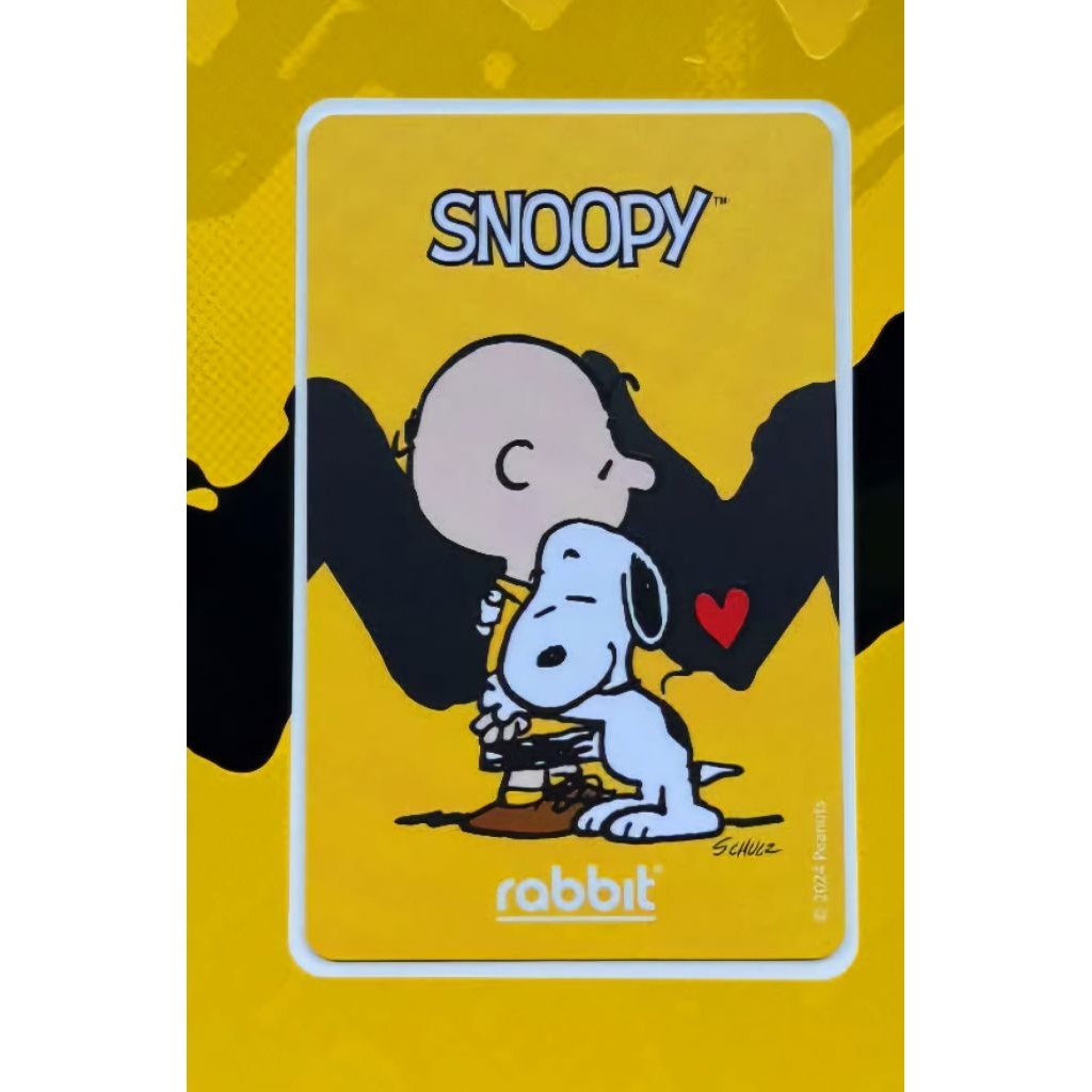 Snoopy Rabbit card (Charlie Brown)