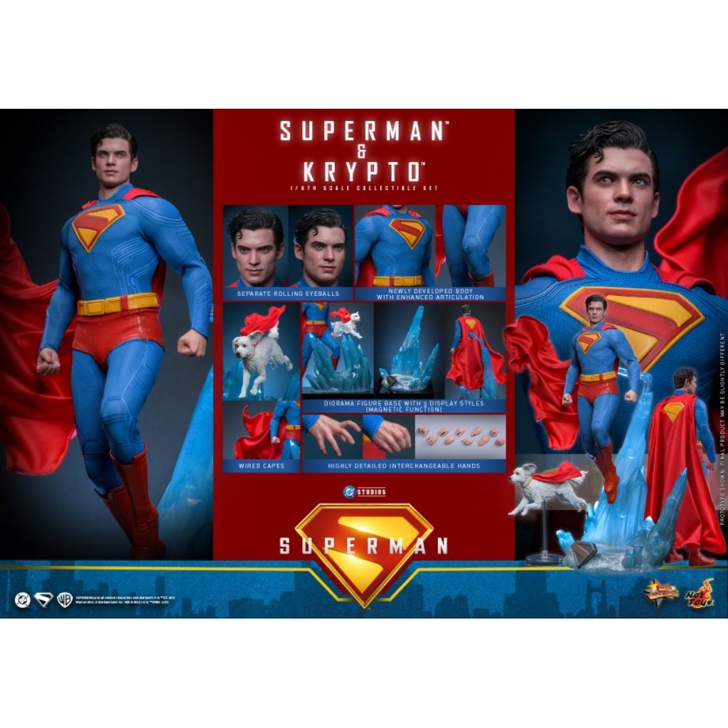 Hot Toys MMS812 Superman - Superman & Krypto
