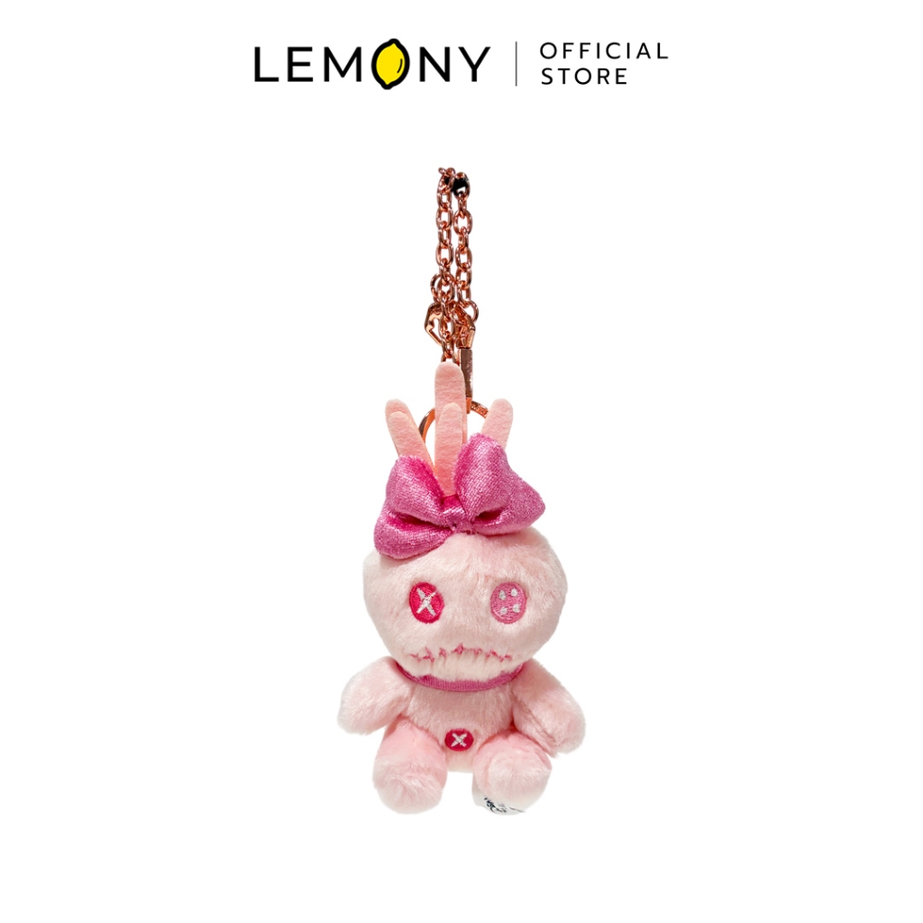 LEMONY พวงกุญแจตุ๊กตาสครัมป์ ซีรีส์ Love Confession ขนาด 10 ซม. Disney Lilo & Stitch Collection