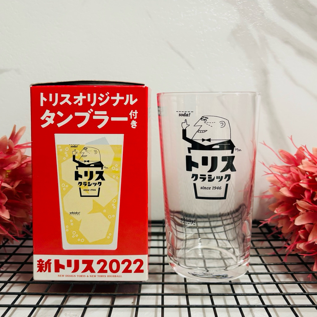 แก้ววิสกี้ SUNTORY WHISKY TORYS มือสอง จากญี่ปุ่น