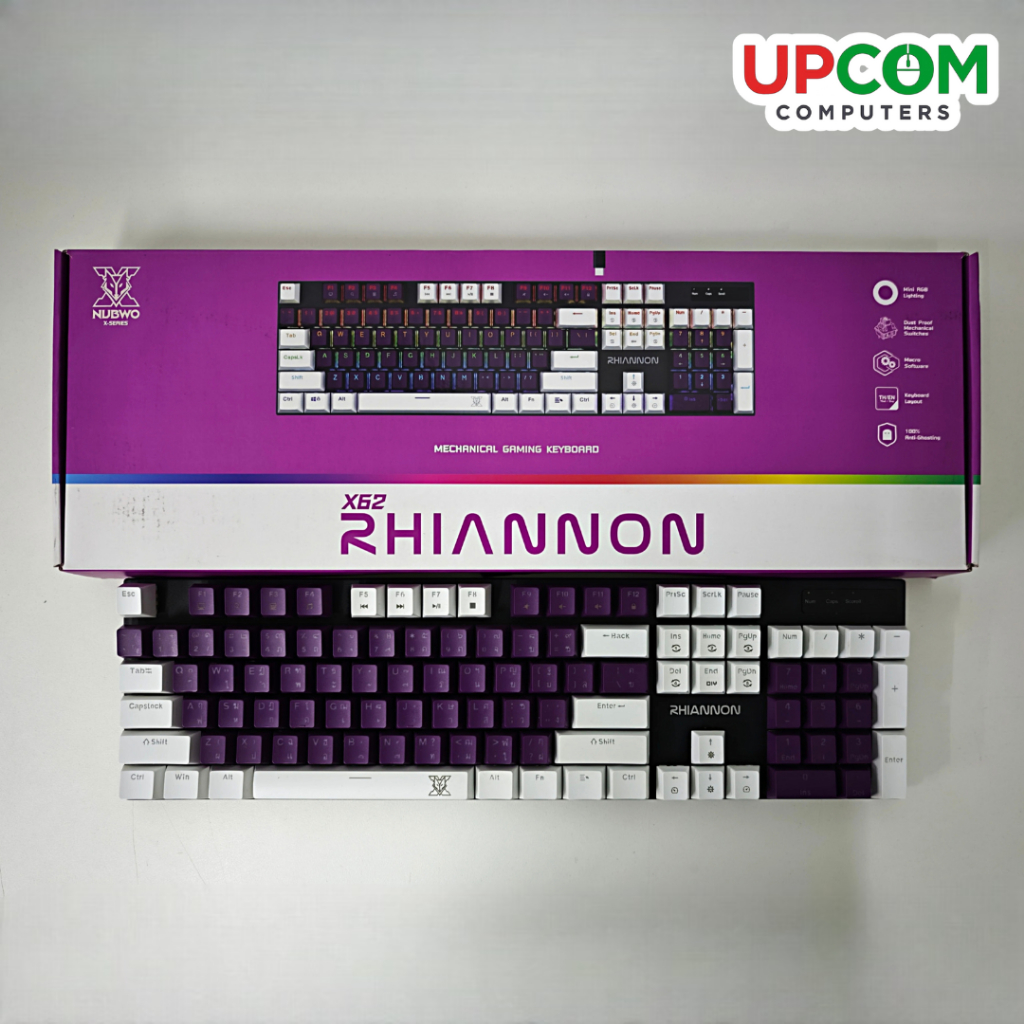 [มือ2] NUBWO X62 RHIANNON PURPLE-WHITE