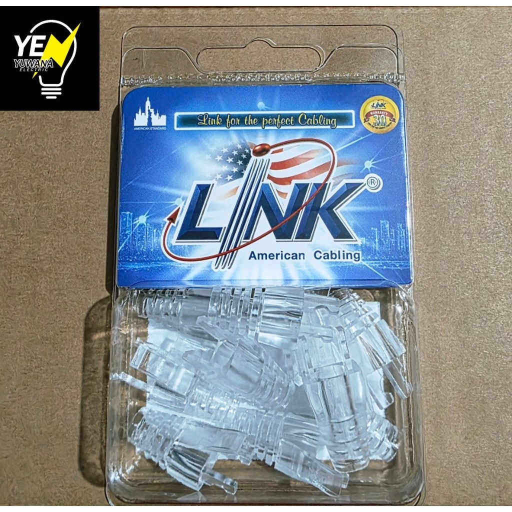 LINK ตัวล็อคสาย CAT6 NEW LOCKING BLUG BOOT(CLEAR)รุ่นUS-6620A