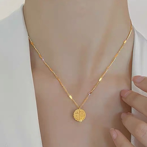 jewelry สร้อยคอแฟชั่น สร้อยคอผู้หญิง สร้อยคอเงิน n2227