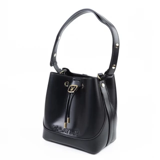 Playboy รุ่น Monet Bucket Bag กระเป๋าสะพายข้าง รหัส ST-B261PB645 ดีไซน์ทรงถังหนังเรียบ แต่งอะไหล่สายรูดโลโก้ มี 2 สี