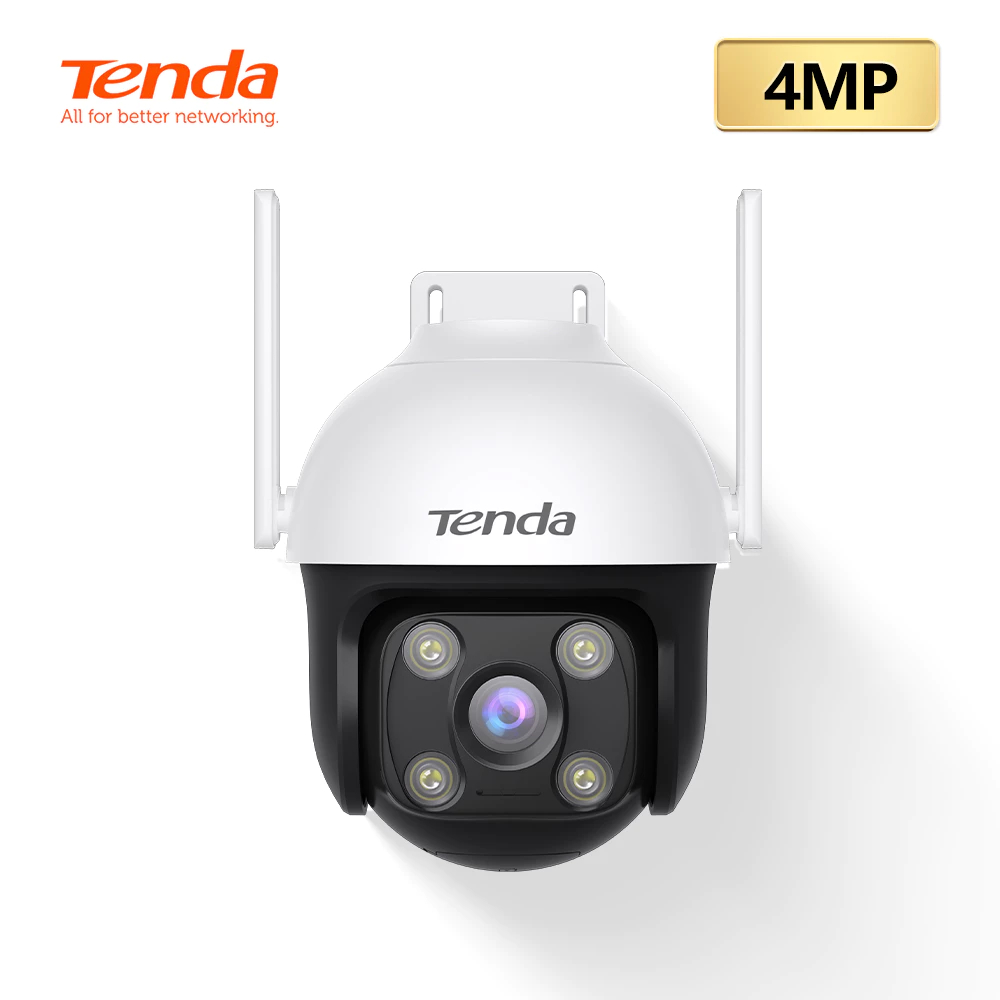 Tenda CH7 กล้องวงจร 4MP WiFi IP Camera Outdoor 2K กล้องไร้สาย Smart Full-Color อินฟาเรด Night Vision