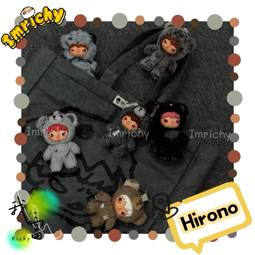 ( พร้อมส่งในไทย ) พวงกุญแจ HIRONO Road Journal Plush Series🐻