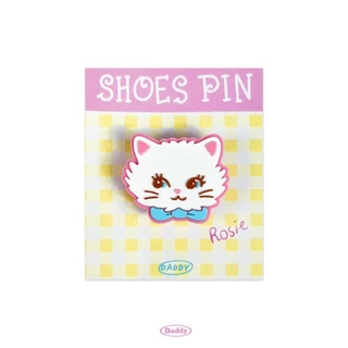DADDY | Purrkats Shoes Pin ตัวติดรองเท้า สำหรับตกแต่งรองเท้า สุดน่ารัก