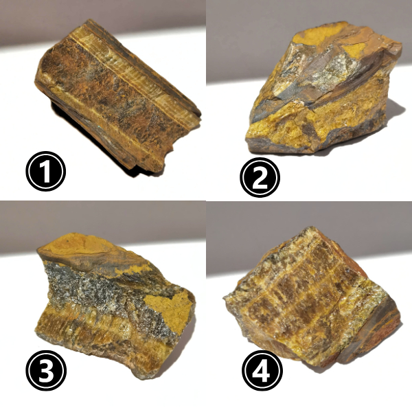 (100-200g.) หินดิบ Tiger Eye ไทเกอร์อาย หินแร่ธรรมชาติ แท้100% อัญมณี  พลอย