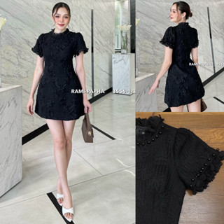 พร้อมส่งด่วน XS-XL⚡️RM 8556 เดรสสีดำ ดีไซน์สวยหรูโดดเด่น **ด…
