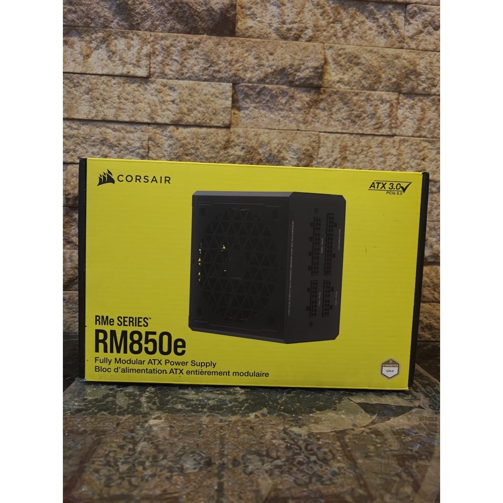 POWER SUPPLY (อุปกรณ์จ่ายไฟ) CORSAIR RM850E - 850W 80 PLUS GOLD (CP-9020249-NA) (ATX)