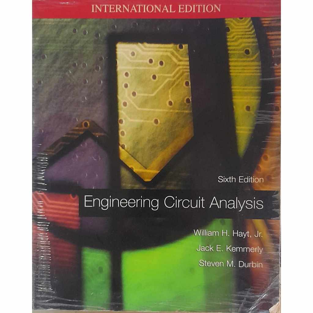 หนังสือต่างประเทศ การวิเคราะ วงจรไฟฟ้า วิศวกรรมไฟฟ้า Engineering Circuit Analysis