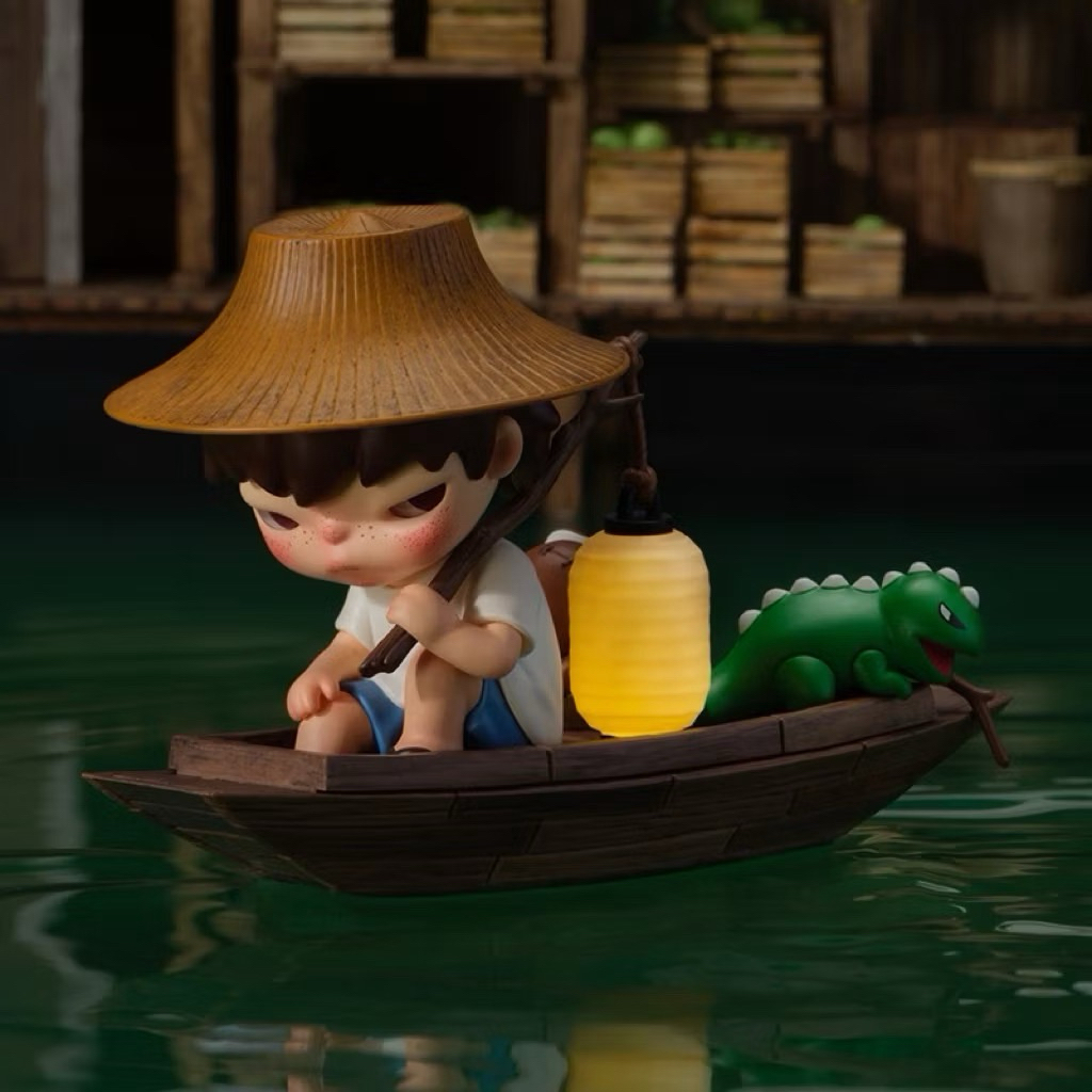 Hirono Floating Market Figure เรือหางยาวตลาดน้ำ (พร้อมส่งในไทย 🇹🇭)