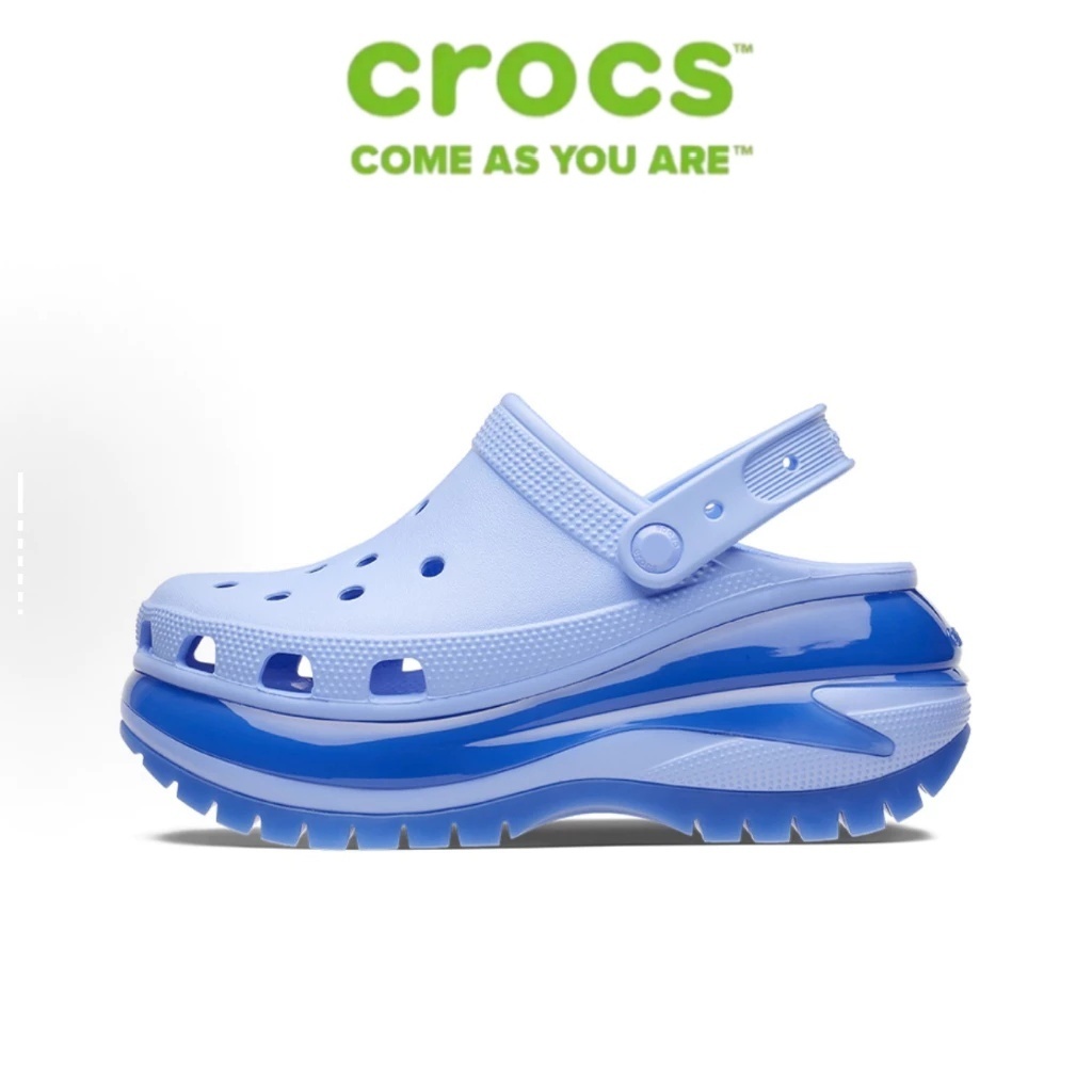 【FREE SHIP】Crocs Mega Crush Clog Moonlight Purple Sandal