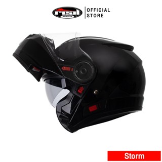 Real Helmets หมวกกันน็อคยกคาง Storm สีพื้น