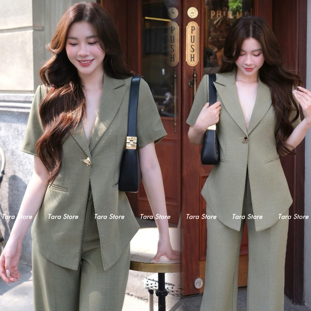 Tara Store ชุดออฟฟิศที่หรูหรา Evelyn ความสง่างามในทุกสาย ดึงดูดในทุกการเคลื่อนไหว #H526