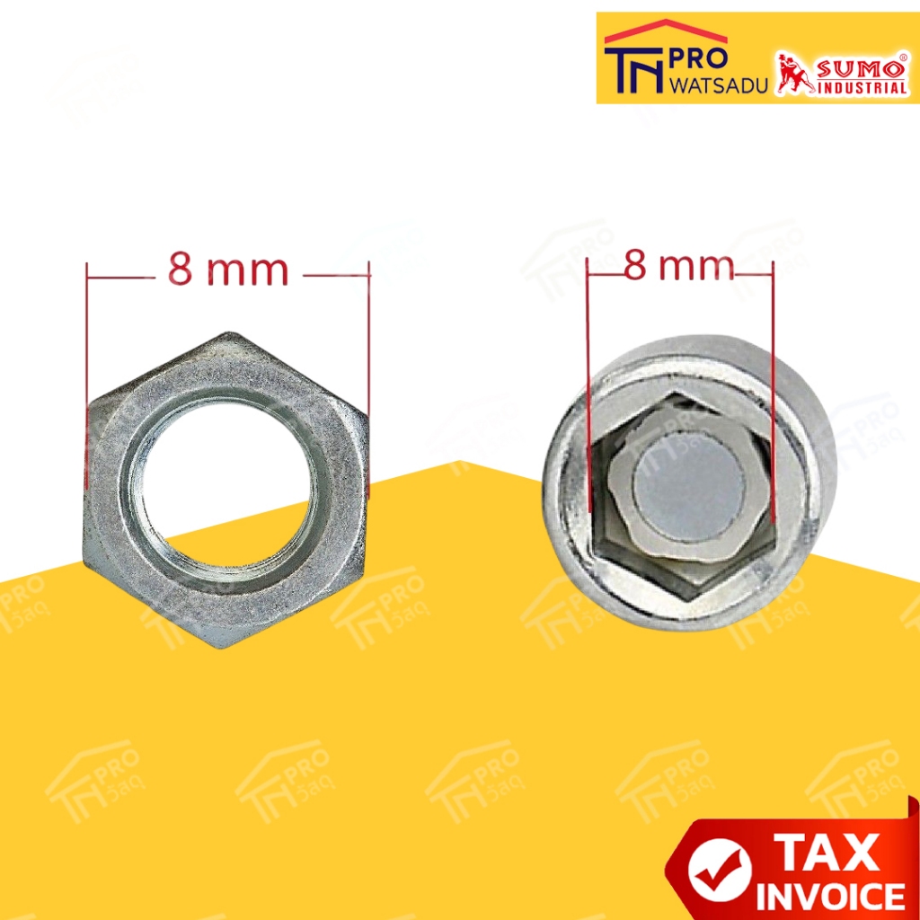 SUMO ลูกบล็อกแม่เหล็ก ดอกบล็อกลมแม่เหล็ก 6 เหลี่ยม เบอร์ 8 x 48mm - รูปที่ 2