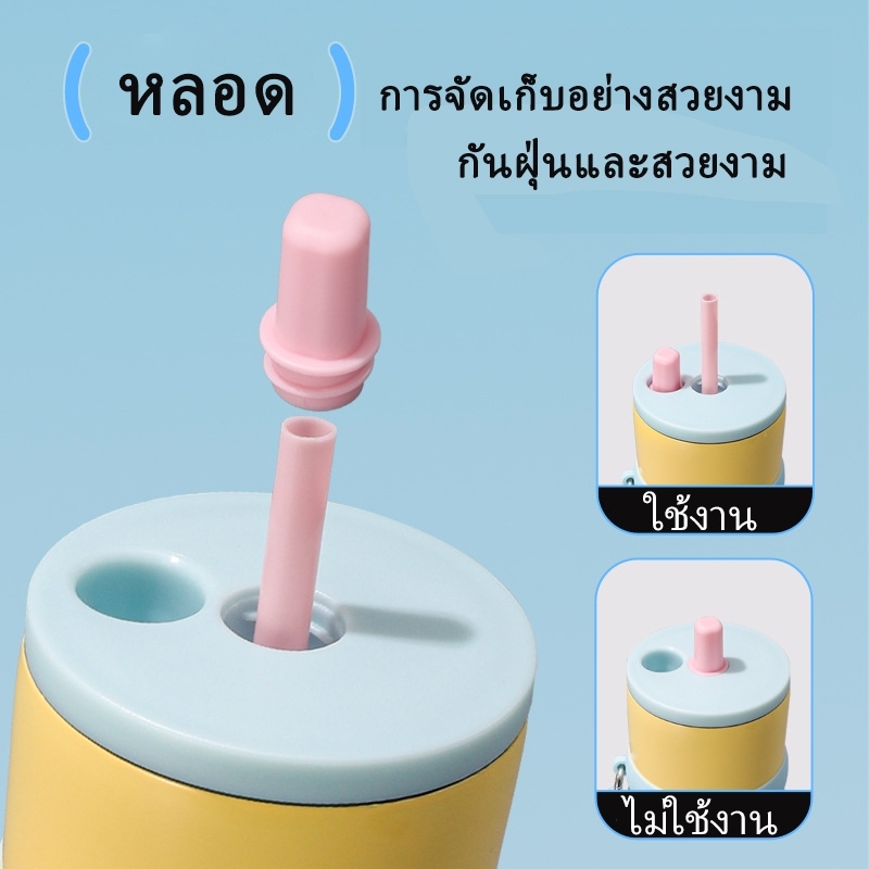 กระติกน้ำการ์ตูน แก้วกาแฟ 710ml สแตนเลส  316 พร้อมฝาปิด ขวดสูญญากาศ สามารถเก็บความร้อนและความเย็น - รูปที่ 2