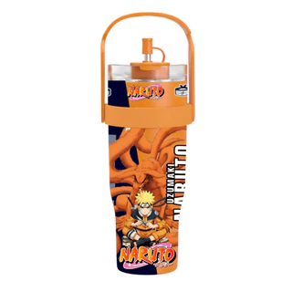 กระบอกน้ำเก็บความเย็น ขนาด1200 ml ลายกาตูนไม่ซำใคร มาพร้อมหูหิ้ว เก็บความเย้น 8-16 ชั่วโมง สแตนเลส304