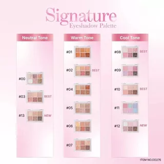 [OD276] odbo Signature Eyeshadow Palette โอดีบีโอ ซิกเนเจอร์ อายแชโดว์ พาเลทตา 4.8g