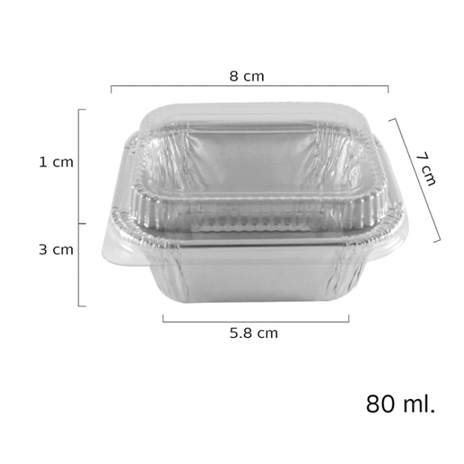 เอโร่ ถาดฟอยด์เบเกอรี่ พร้อมฝา รุ่น 4330-P 10 ชิ้น