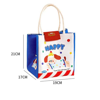 YP-559 กระเป๋าใส่กล่องข้าวเก็บอุณหภูมิ ลายน่ารัก กระเป๋าอาหารเด็ก-ผู้ใหญ่ พกพาง่าย