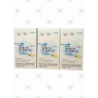 อะโทมี่ อลาสก้า อี-โอเมก้า 3(ผลิตภัณฑ์เสริมอาหารน้ำมันปลา) Atomy Alaska E-Omega 3(Fish Oil Dietary Supplement Product)