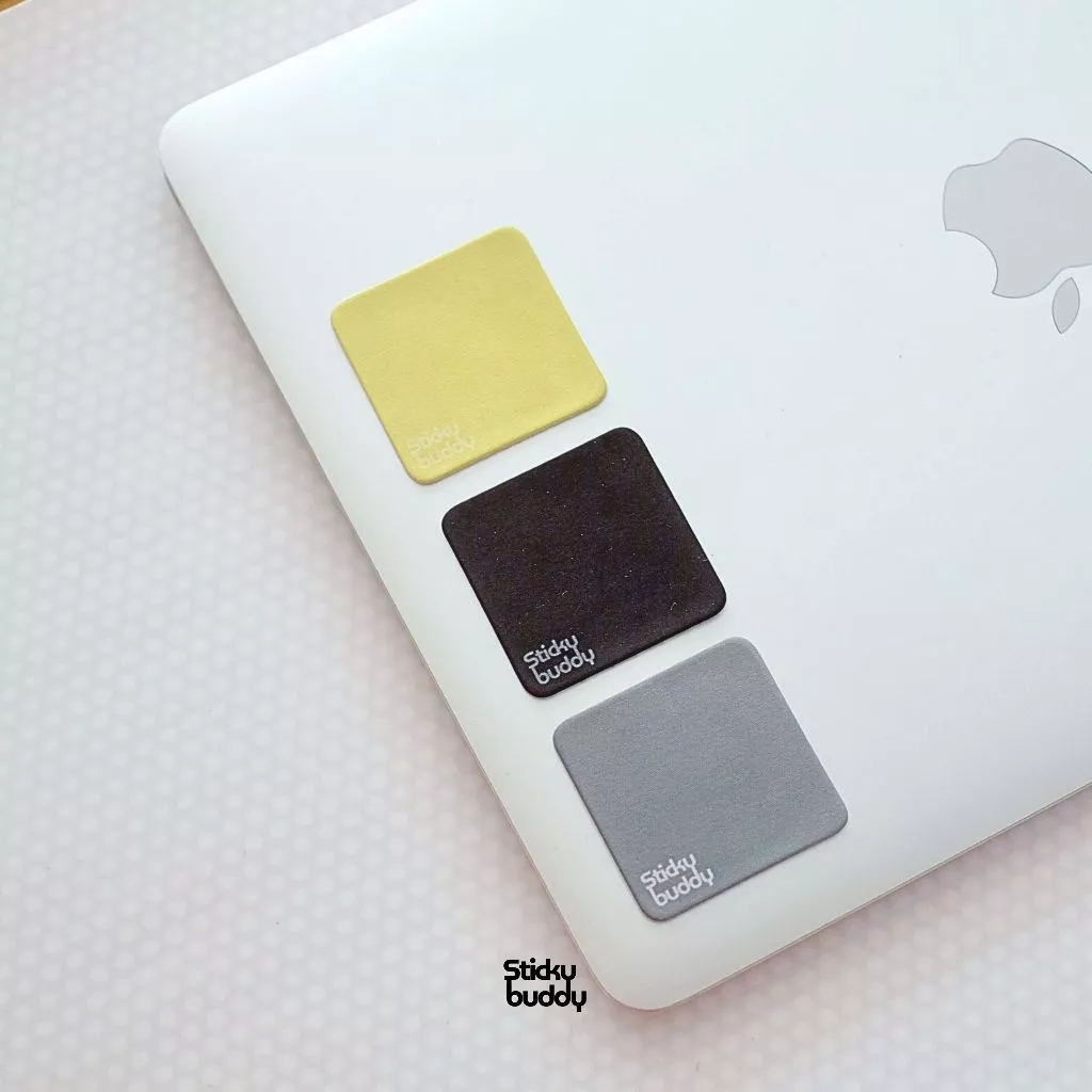 ที่เช็ดหน้าจอแบบติดได้ StickyBuddy ใช้ซ้ำได้ สำหรับมือถือ โน๊ตบุ๊ค Gadget เลนส์ thumbnail 3