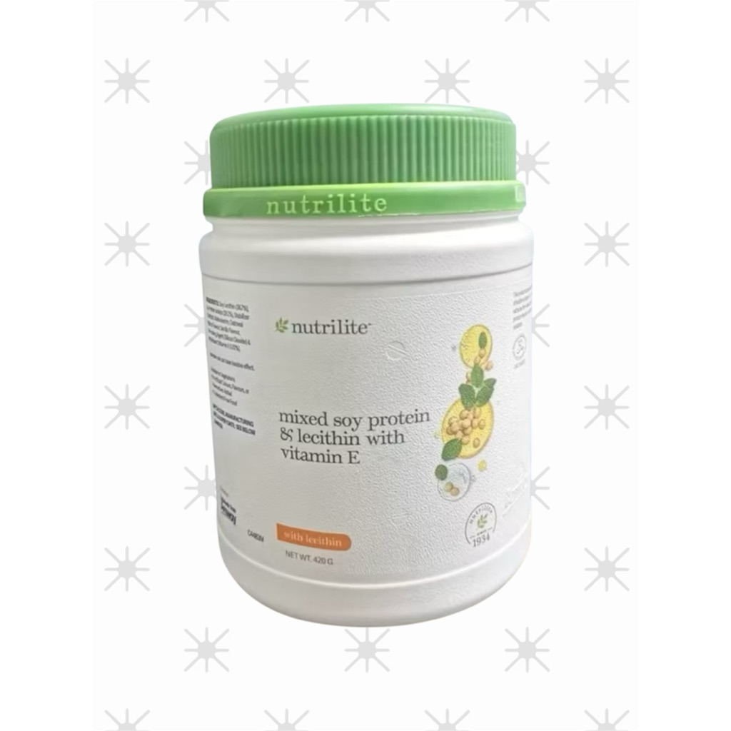 นิวทริไลท์ โปรตีนถั่วเหลืองผสมเลซิตินและวิตามินอี Nutrilite Mixed soy protein & lecithin with vitamin E exp 07/27