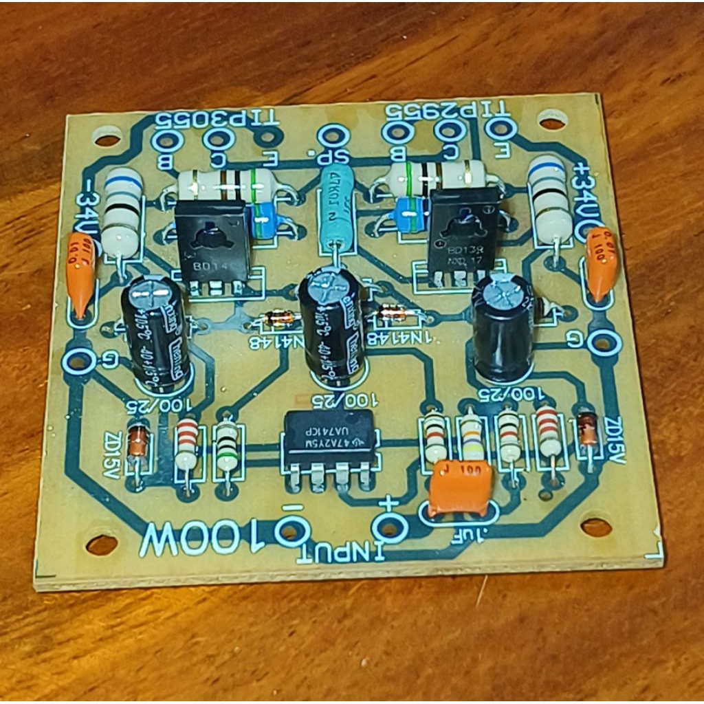 พาเวอร์แอมปMini741/100WเหมาะงานDIY ใช้ไฟ+-35vdc
