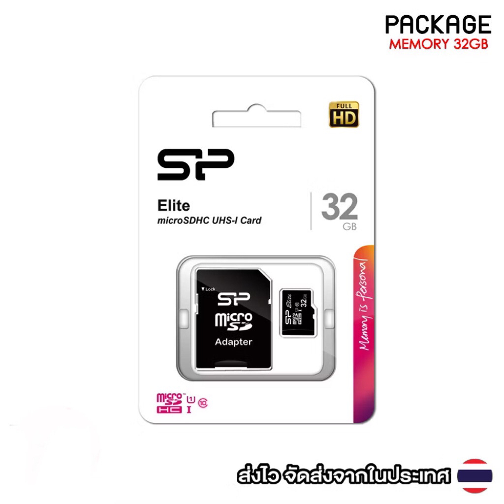 [พร้อมส่ง] SPเมมโมรี่การ์ด  Micro SDCard 32GClass10 100mb/s รุ่น Canvas Select Plus Memory Card