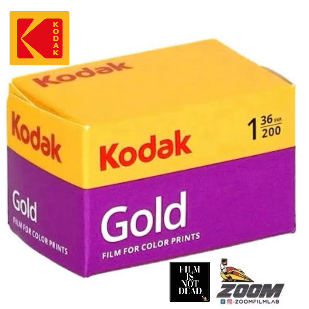 ฟิล์มสี ฟิล์มถ่ายรูป โกดักโกล kodak gold 200 36รูป(+ส่วนลดค่าล้างฟิล์ม) พร้อมส่ง วันหมดอายุ EXP01/2028 Ready to ship