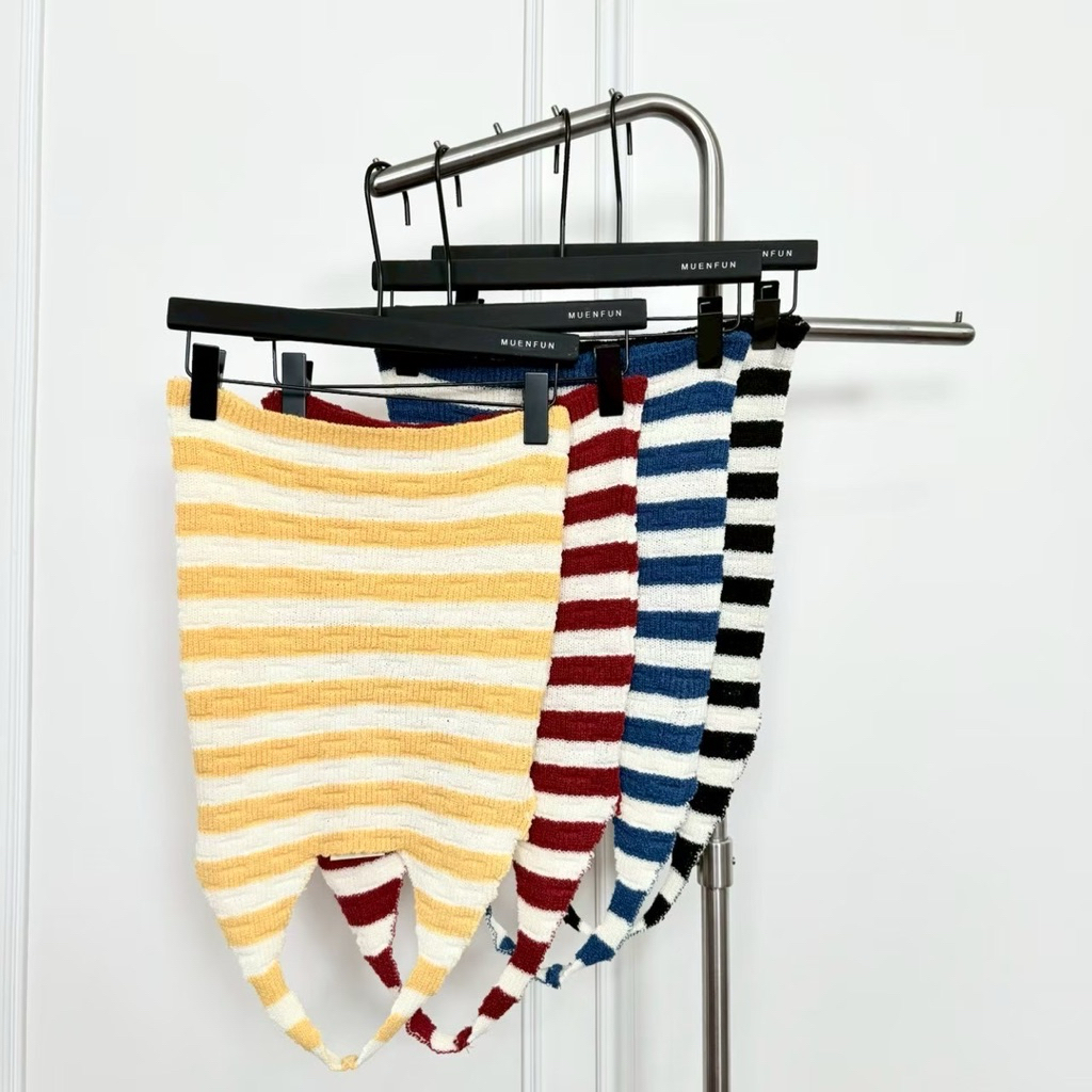 A51 เสื้อไหมพรมลายขวาง Muenfun