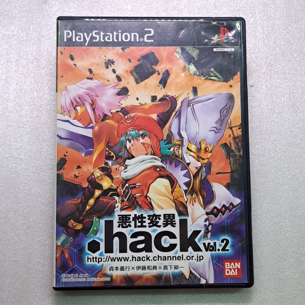 แผ่นเกม PS2; .Hack Vol.2 แผ่นแท้ zone Japan